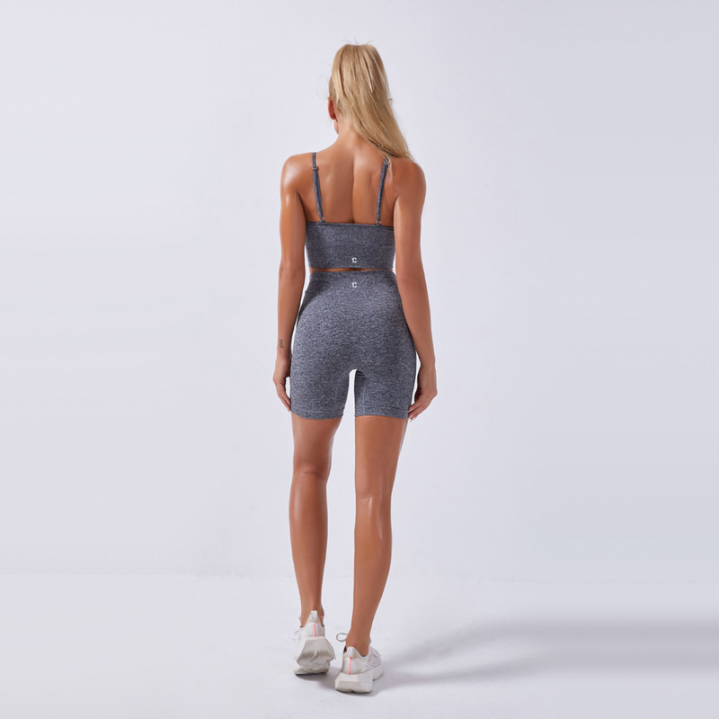 High rise seamless biker shorts