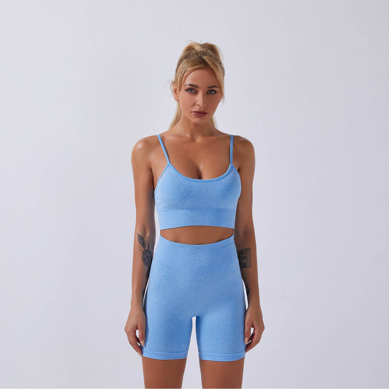 High rise seamless biker shorts