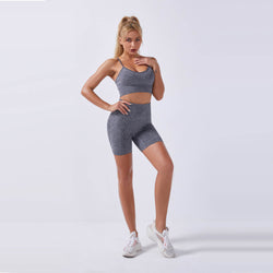 High rise seamless biker shorts